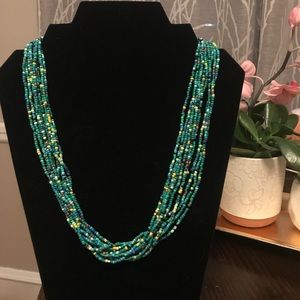 Turquoise Beaded necklace